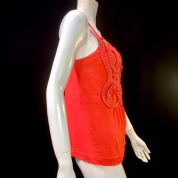 Anthropologie Red Knit Tank Top - Picture 5 of 6